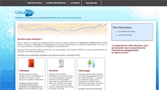 Desktop Screenshot of geoanjou.fr