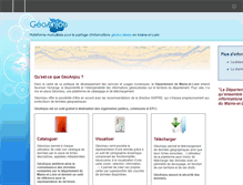 Tablet Screenshot of geoanjou.fr